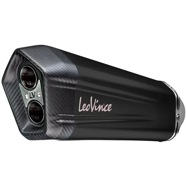 LeoVince LV-12 Slip-On Sort Rustfri Stl CRF-1100 (23->)