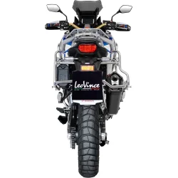 LeoVince LV-12 Slip-On Sort Rustfri Stl CRF-1100 (23->)