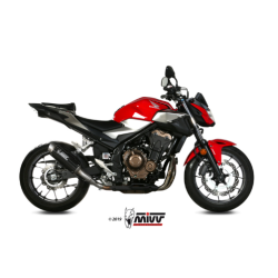 Mivv GP Pro Rustfri Stl Carbon Udstdning CB 500 F (19-24)