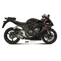 Mivv Suono rustfri Slip-on - GSXR 600 / 750 