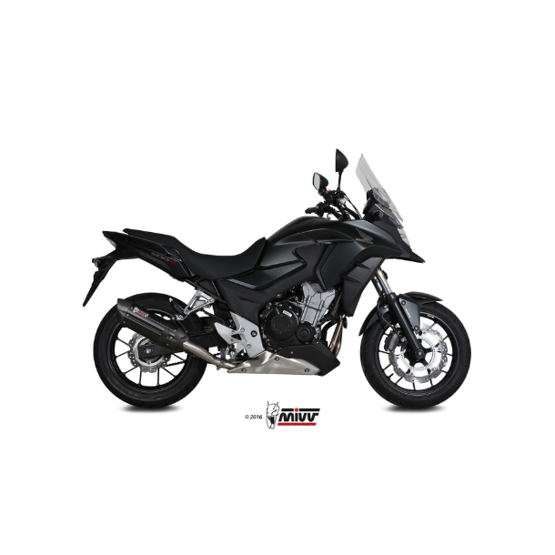 Mivv Suono Sort Rustfri Udstødning CB 500 F (16-18) 