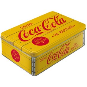 Nostalgic Art Coca-Cola Gul Logo Madkasse