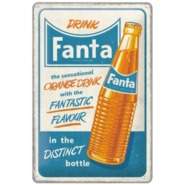 Nostalgic Art Fanta - Orange drink Skilt