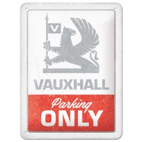 Nostalgic Art Vauxhall - Parking only Skilt