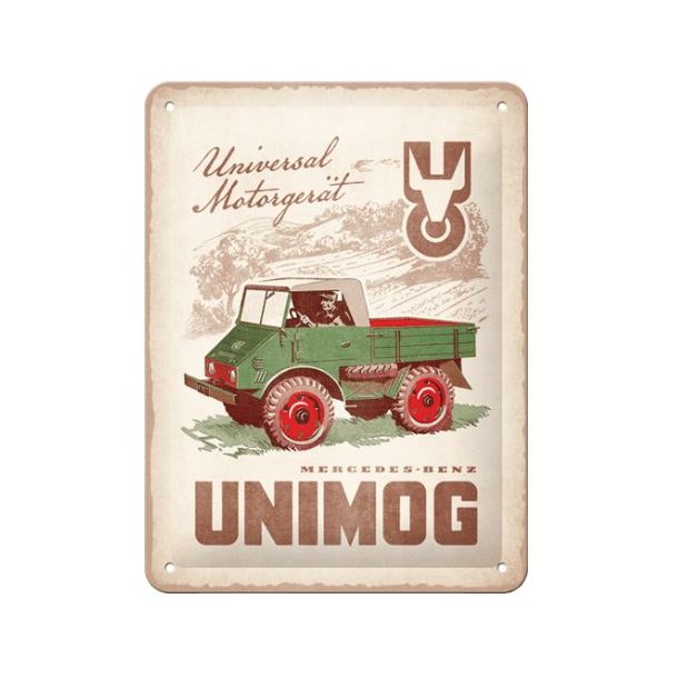 Nostalgic Art Damiler truck - Unimog Skilt