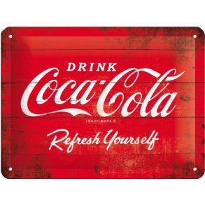 Nostalgic Art Coca-Cola Refresh Yourself Skilt