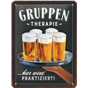 Nostalgic Art Gruppentherapie Skilt