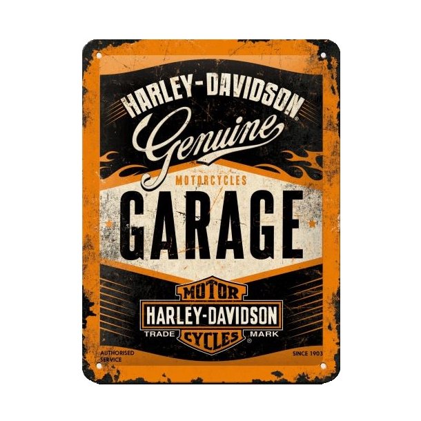 Nostalgic Art Harley-Davidson Garage Skilt