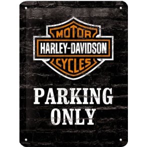 Nostalgic Art Harley-Davidson Parking Only Skilt