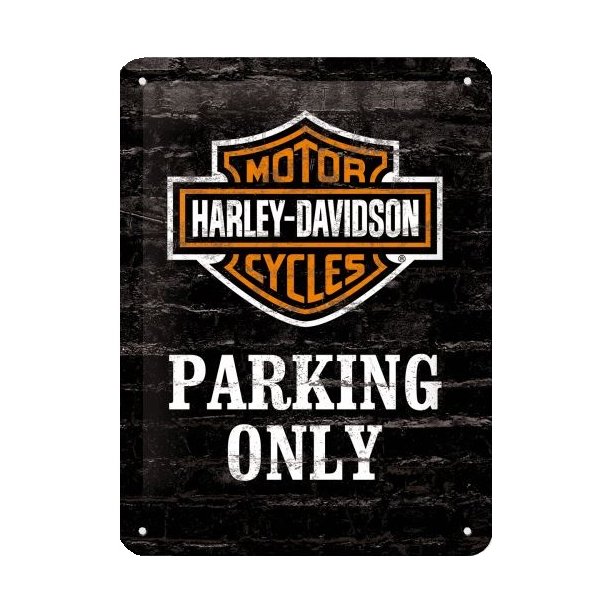 Nostalgic Art Harley-Davidson Parking Only Skilt