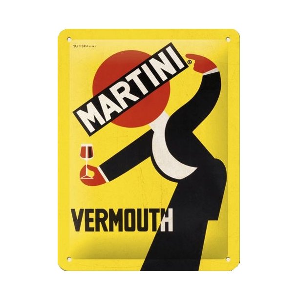 Nostalgic Art Martini Vermouth Skilt