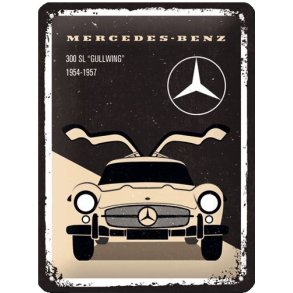 Nostalgic Art Mercedes 300 SL Skilt