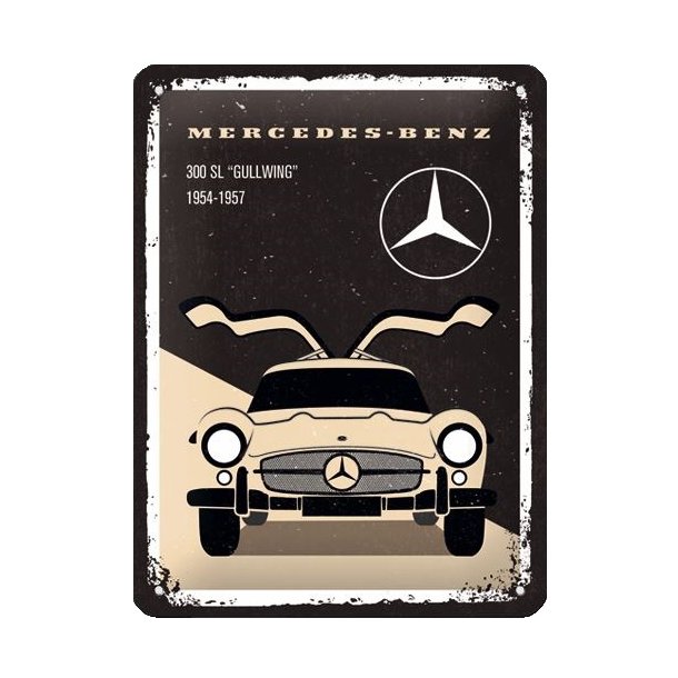 Nostalgic Art Mercedes 300 SL Skilt