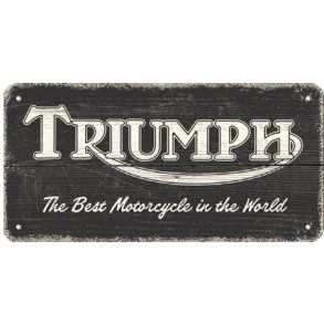 Nostalgic Art Triumph Skilt