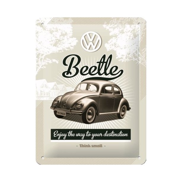 Nostalgic Art VW Beetle Skilt