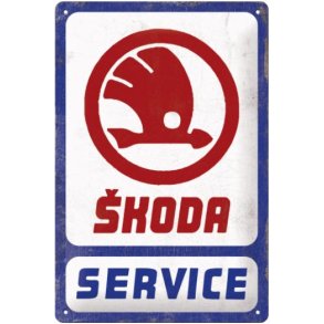 Nostalgic Art Skoda Service Skilt