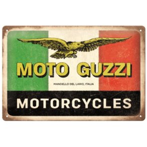 Nostalgic Art Moto Guzzi Motorcycles italia Skilt