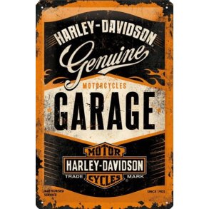 Nostalgic Art Harley-Davidson Garage Skilt