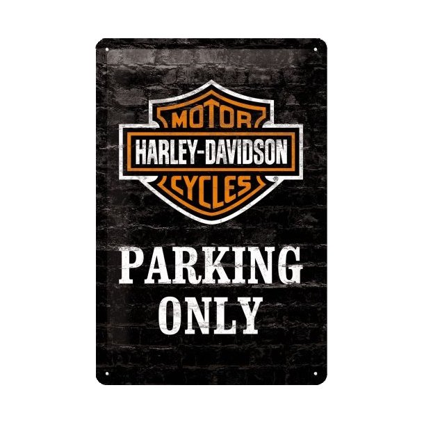 Nostalgic Art Harley-Davidson Parking Only Skilt