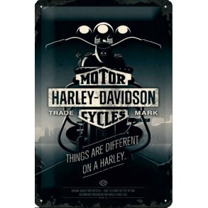 Nostalgic Art Harley-Davidson Skilt