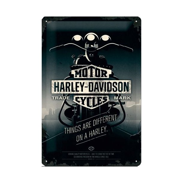 Nostalgic Art Harley-Davidson Skilt