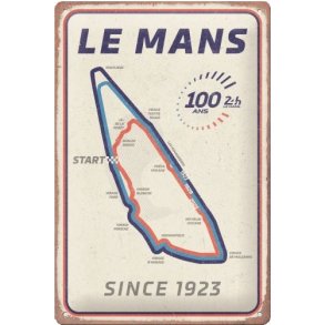 Nostalgic Art 24H Le Mans 100 Ans Skilt