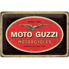 Nostalgic Art Moto Guzzi Logo Skilt