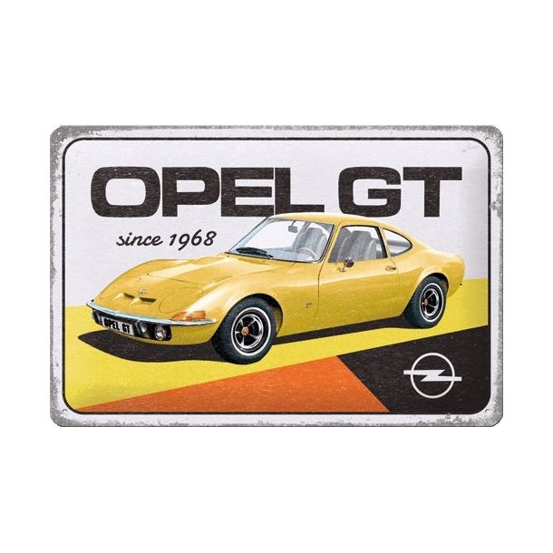 Nostalgic Art Opel GT Skilt