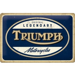 Nostalgic Art Triumph Skilt