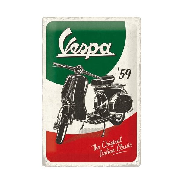 Nostalgic Art Vespa The Italian Classic Skilt