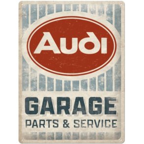 Nostalgic Art Audi Garage Skilt