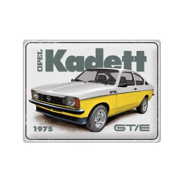 Nostalgic Art Opel Kadett GT/E Skilt