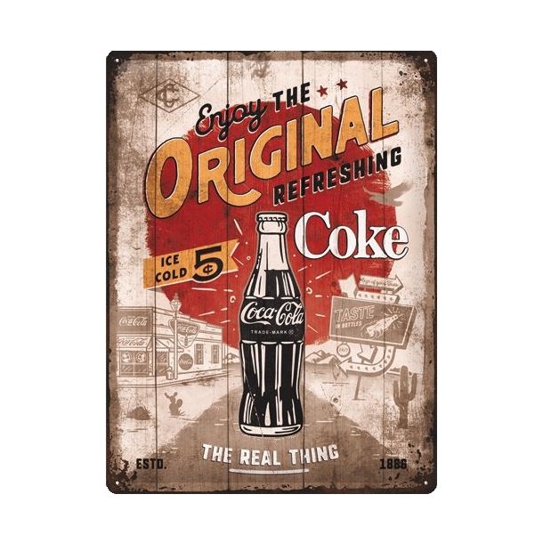 Nostalgic Art Coca-Cola The Original Skilt