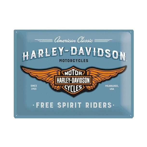 Nostalgic Art Harley-Davidson Bl Logo Skilt