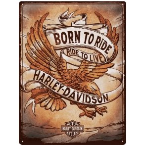Nostalgic Art Harley-Davidson Born To Ride Skilt