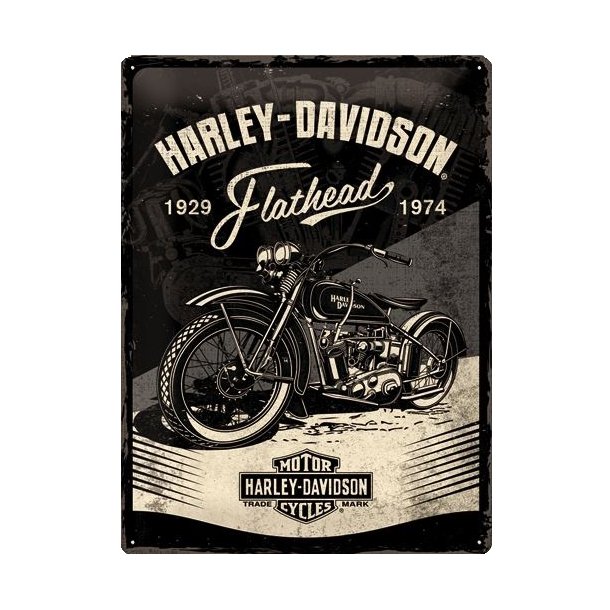 Nostalgic Art Harley-Davidson Flathead Skilt