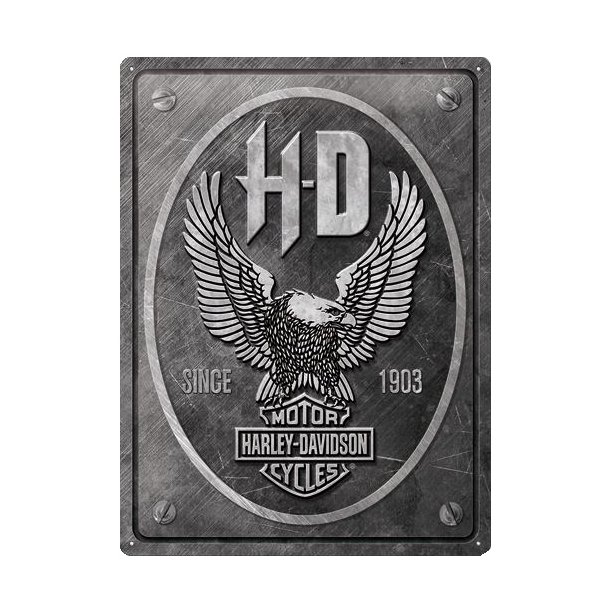 Nostalgic Art Harley-Davidson Metal Eagle Skilt