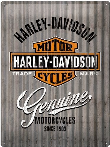 Nostalgic Art Harley-Davidson Metal Wall Skilt - Nostalgic Art - Bike ...