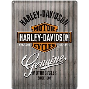 Nostalgic Art Harley-Davidson Metal Wall Skilt