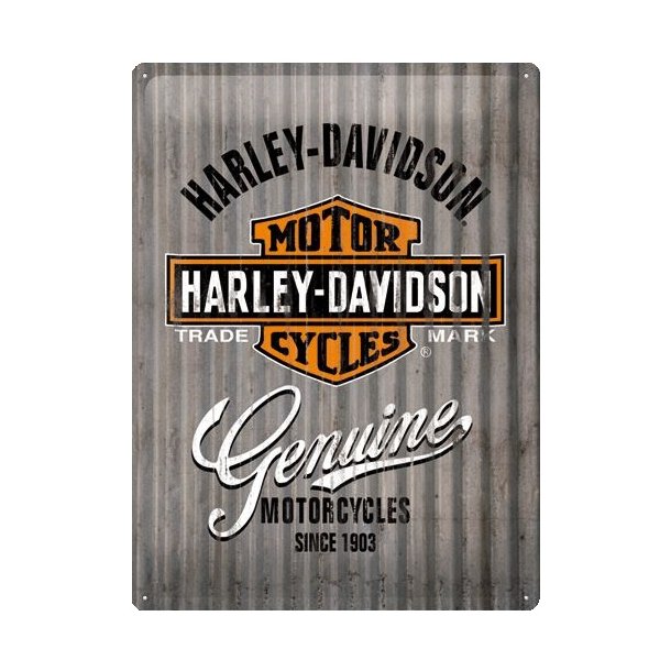 Nostalgic Art Harley-Davidson Metal Wall Skilt