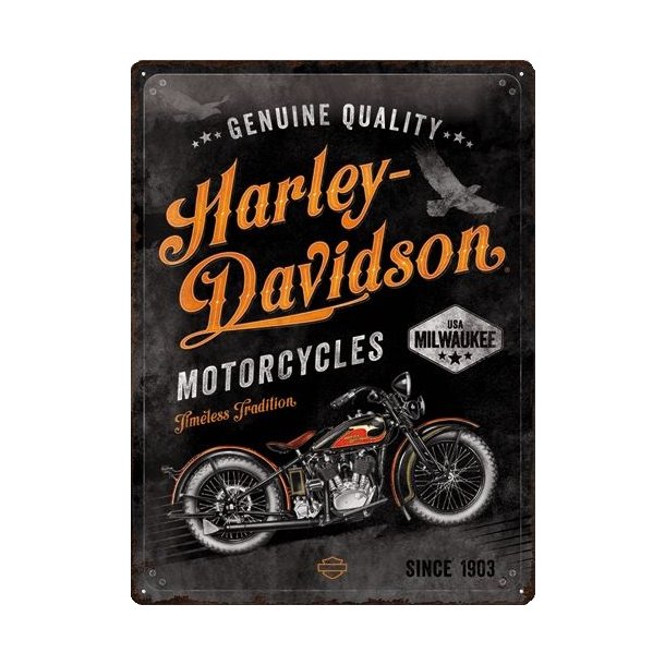 Nostalgic Art Harley-Davidson Timeless Tradition Skilt