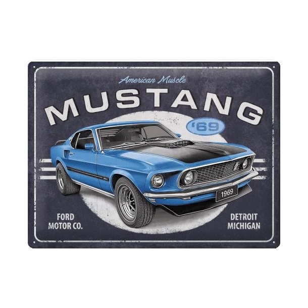 Nostalgic Art Ford Mustang Mach 1 Skilt