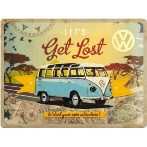 Nostalgic Art VW Get Lost Skilt