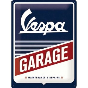 Nostalgic Art Vespa Garage Skilt