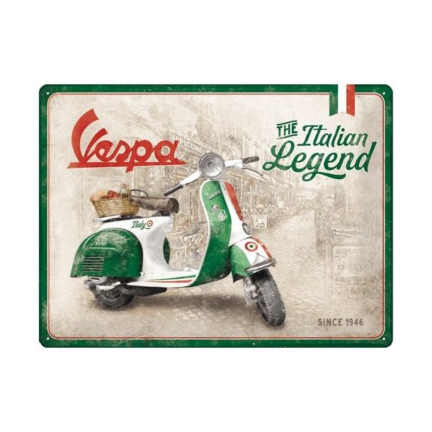 Nostalgic Art Vespa Italian Legend Skilt