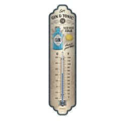 Nostalgic Art Gin &amp; Tonic Served Cold Thermometer