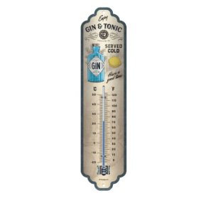 Nostalgic Art Gin & Tonic Served Cold Thermometer
