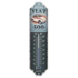 Nostalgic Art Fiat 500 - Turin Italy Thermometer