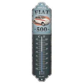 Nostalgic Art Fiat 500 - Turin Italy Thermometer
