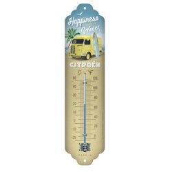 Nostalgic Art Citroen Type H - Happiness comes in waves Thermometer